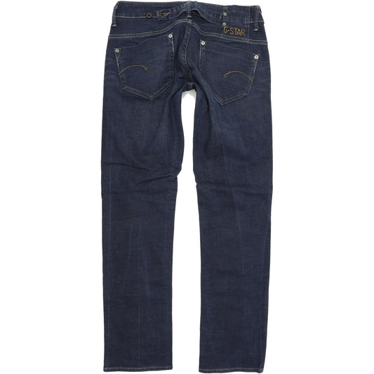 G-Star Women Blue Straight Regular Stretch Jeans W30 L32