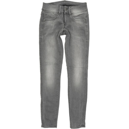 G-Star Lynn Women Grey Skinny Slim Stretch Jeans W25 L30