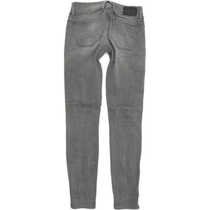 G-Star Lynn Women Grey Skinny Slim Stretch Jeans W25 L30
