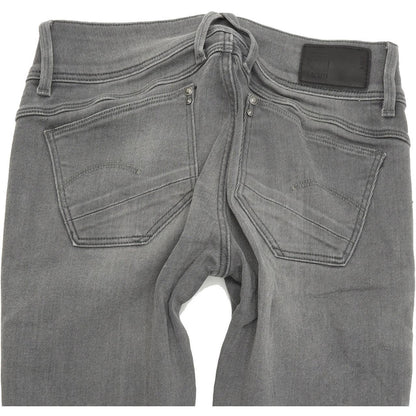 G-Star Lynn Women Grey Skinny Slim Stretch Jeans W25 L30