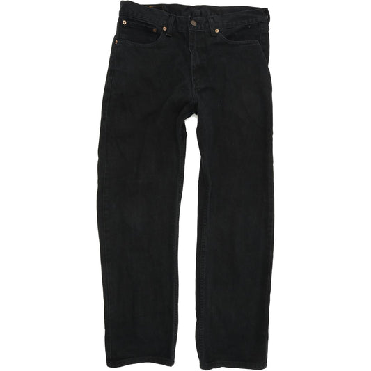 Levi's 751 Men Black Straight Regular Jeans W33 L30