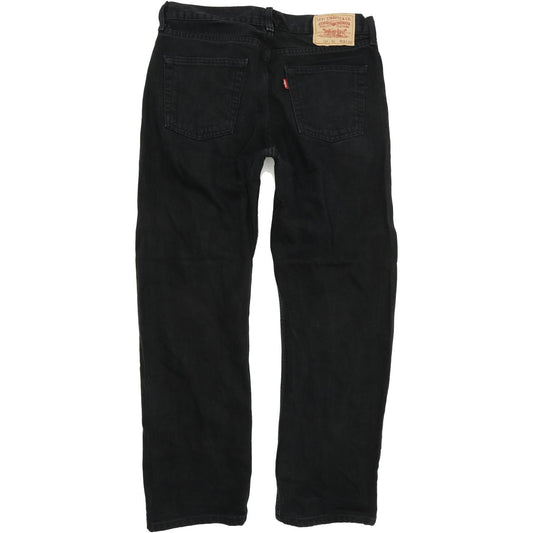 Levi's 751 Men Black Straight Regular Jeans W33 L30