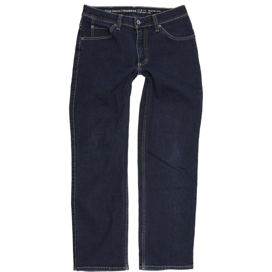Mustang Tramper Men Navy Straight Slim Jeans W31 L30