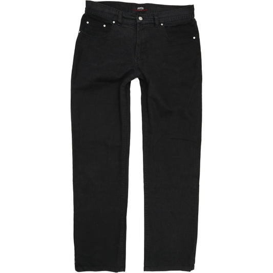 Pioneer Men Black Straight Regular Stretch Jeans W36 L32