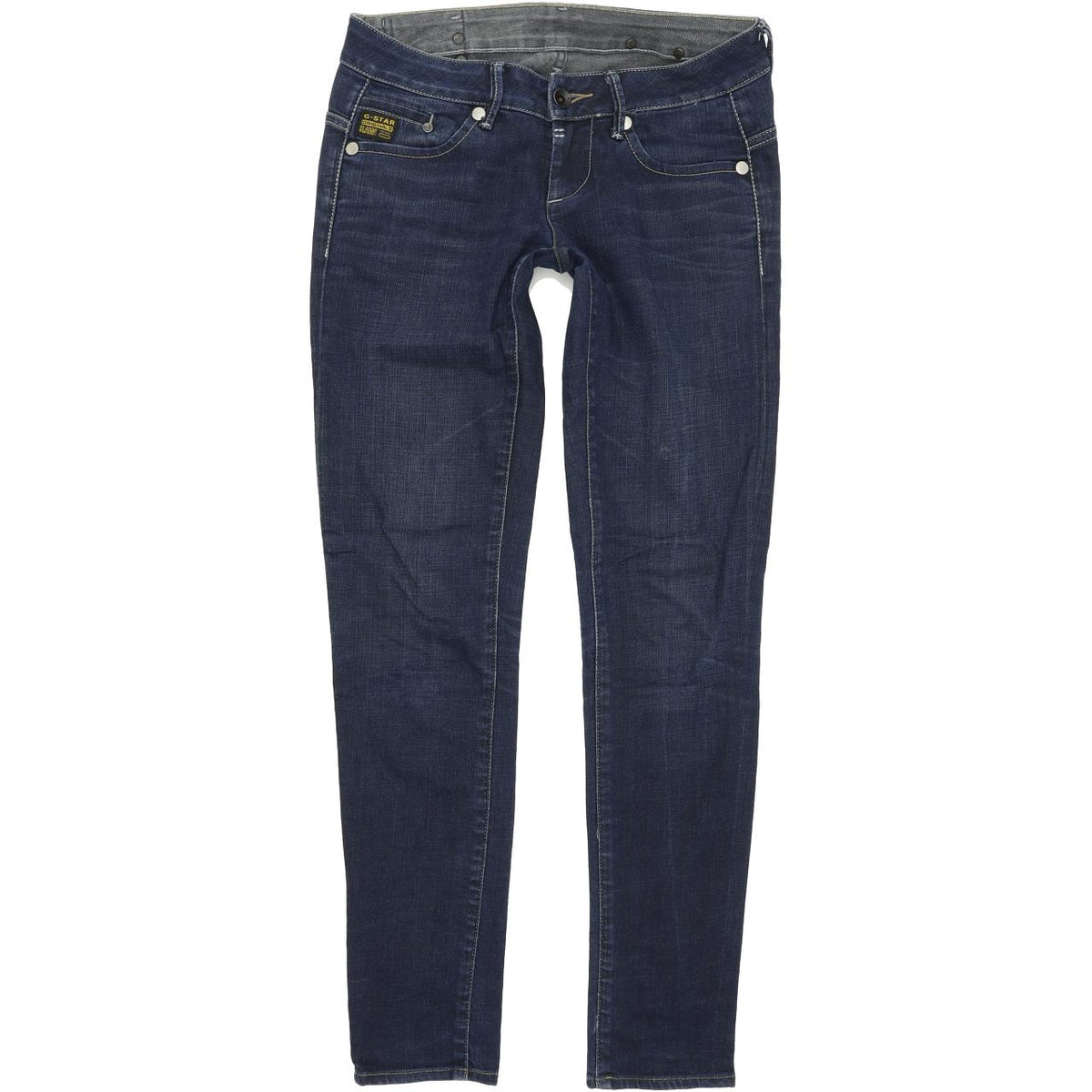 G-Star Midge Women Blue Straight Regular Stretch Jeans W27 L32