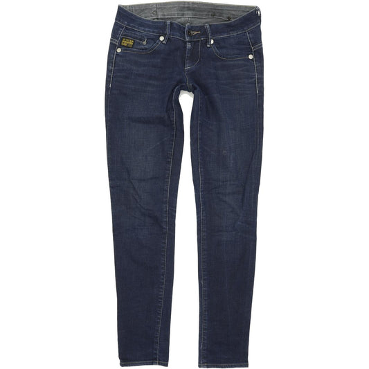 G-Star Midge Women Blue Straight Regular Stretch Jeans W27 L32