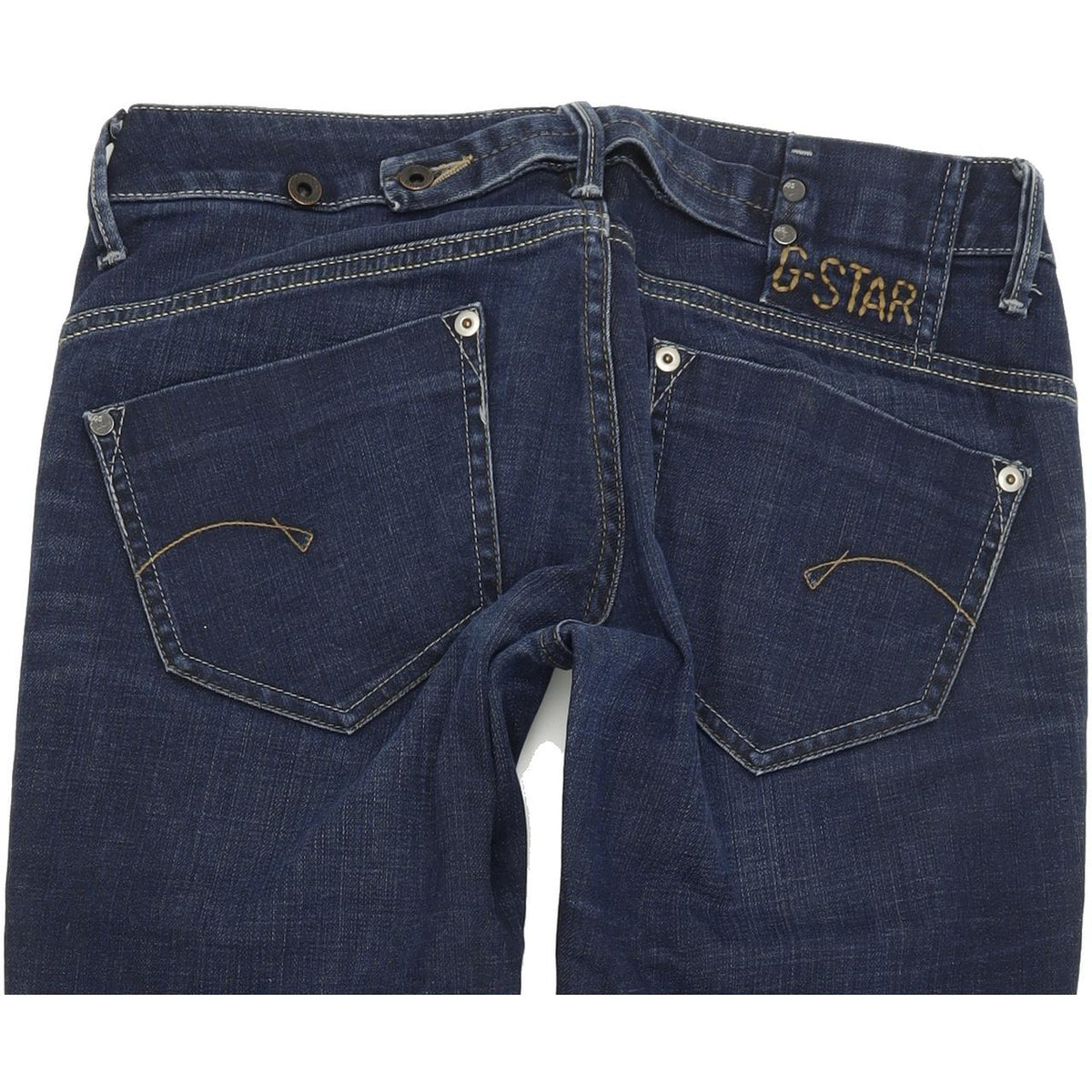 G-Star Midge Women Blue Straight Regular Stretch Jeans W27 L32