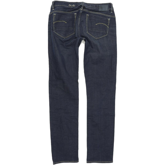 G-Star Midge Women Blue Straight Regular Stretch Jeans W28 L32