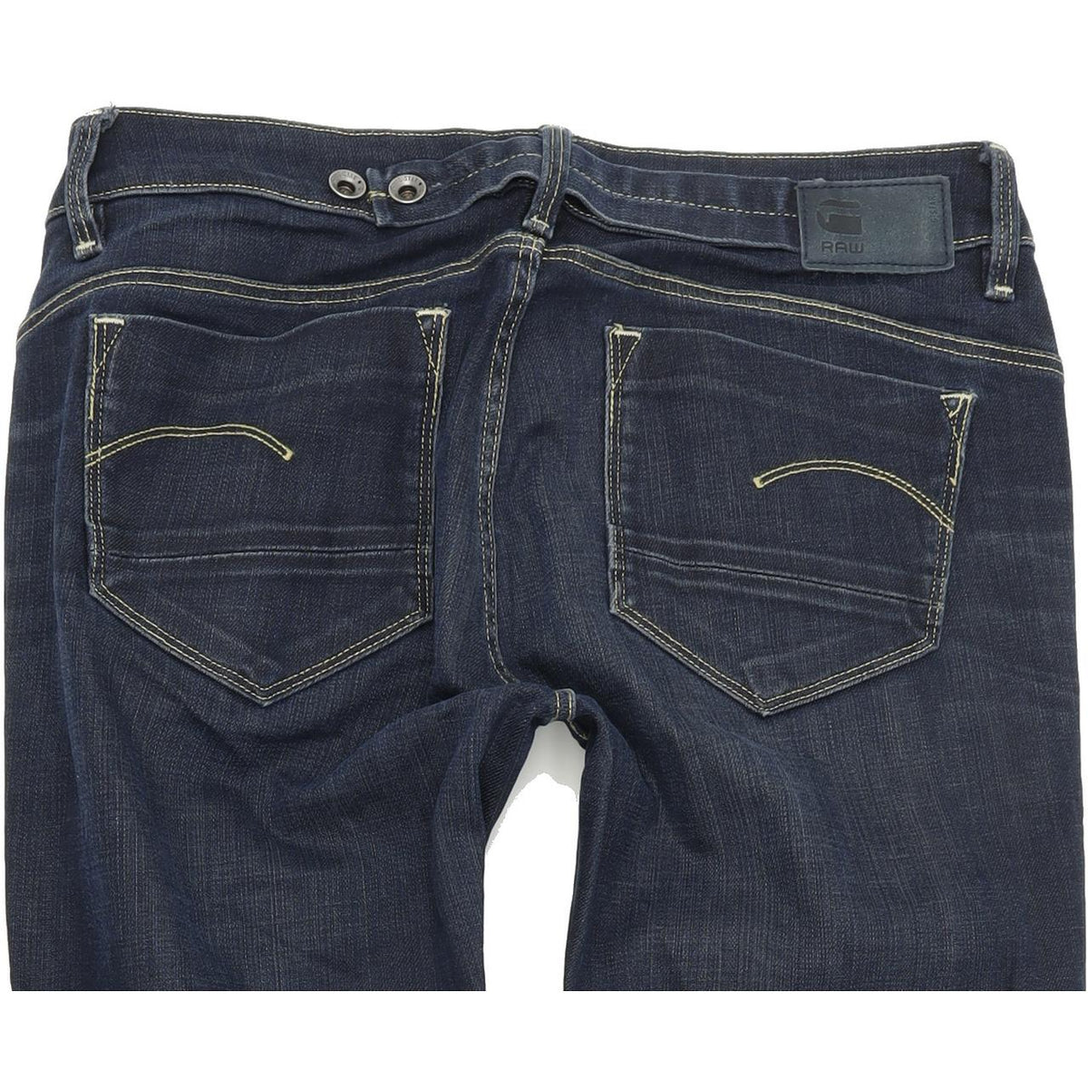 G-Star Midge Women Blue Straight Regular Stretch Jeans W28 L32