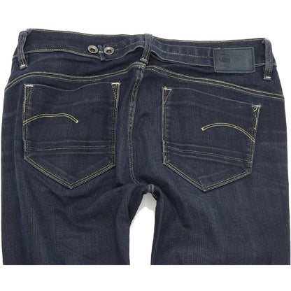 G-Star Midge Women Blue Straight Regular Stretch Jeans W28 L32