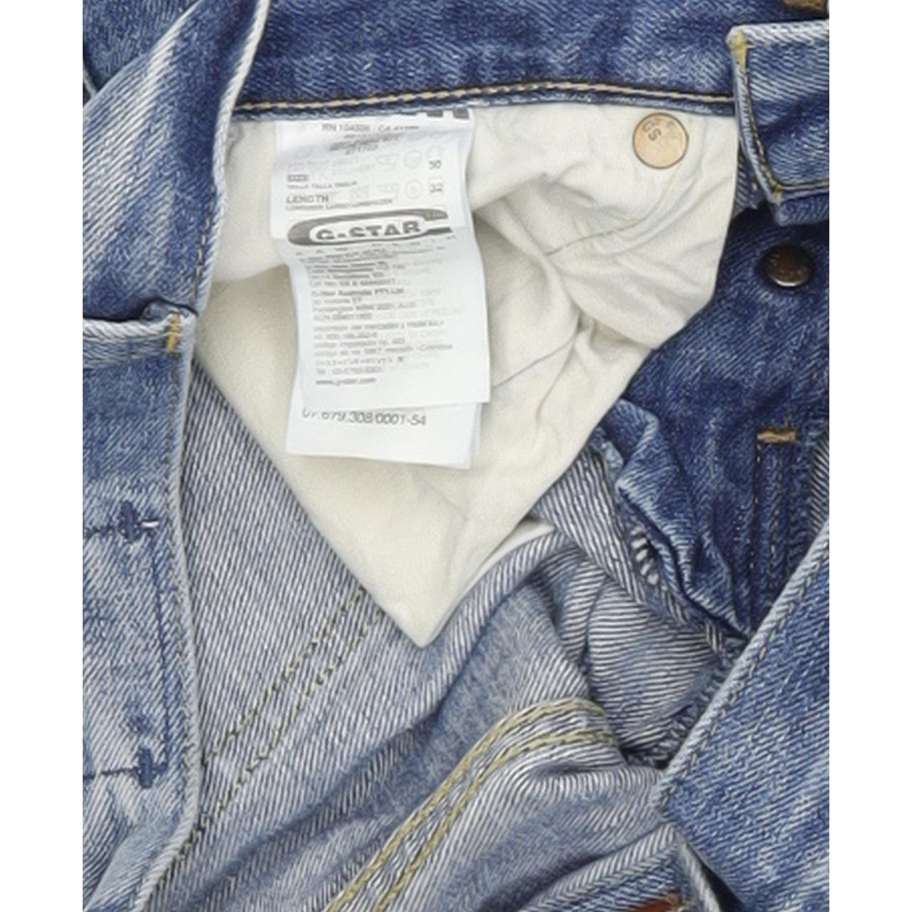 G-Star 3301 Men Blue Straight Regular Jeans W30 L32
