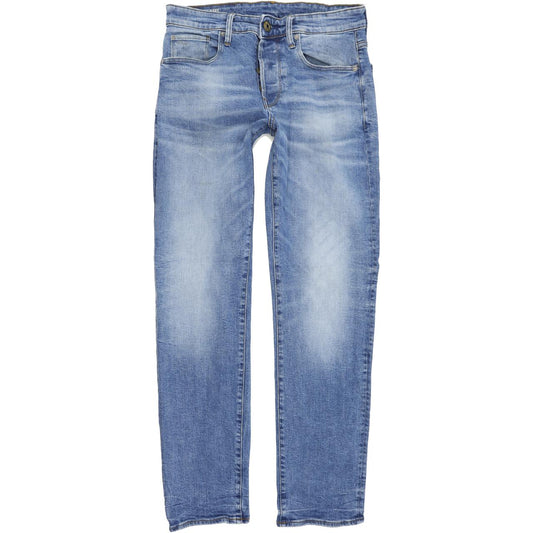 G-Star 3301 Men Blue Straight Regular Jeans W29 L32