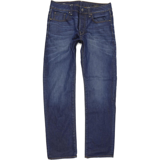G-Star 3301 Men Blue Straight Regular Jeans W30 L31