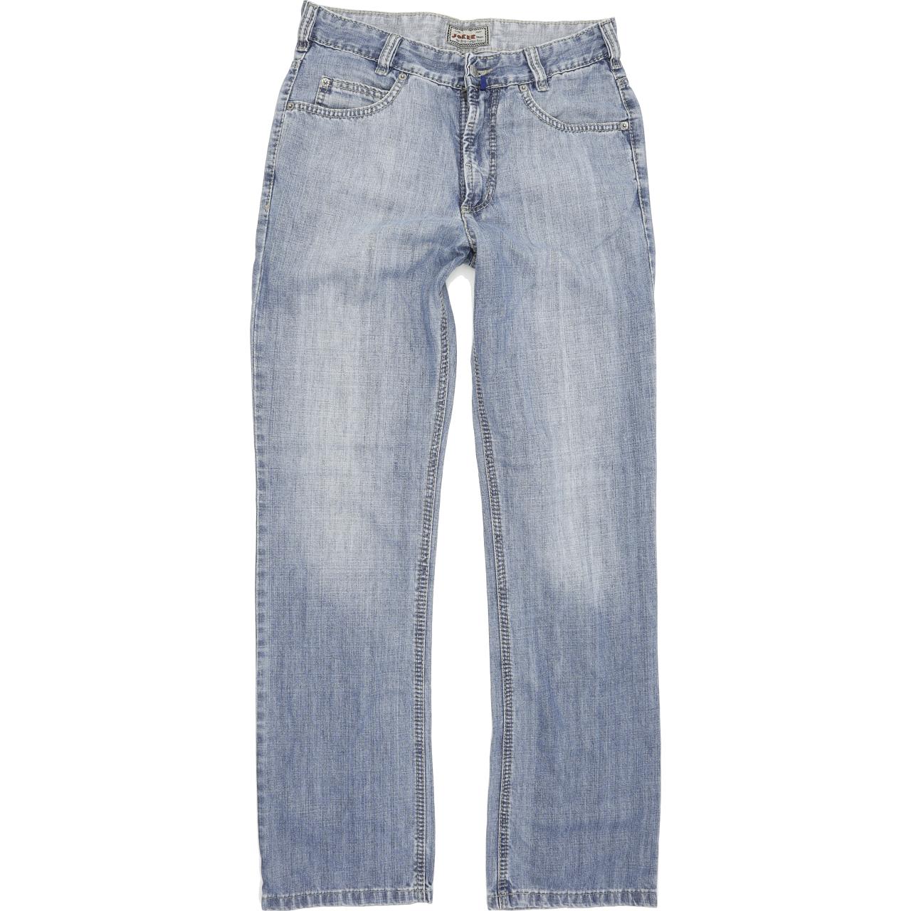 Joker Three Famous Tailors Men Blue Straight Regular Jeans W30 L32