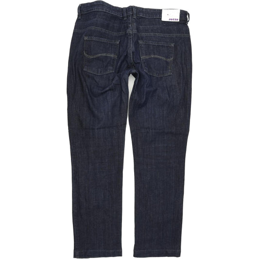 Joker Women Blue Straight Regular Stretch Jeans W33 L30