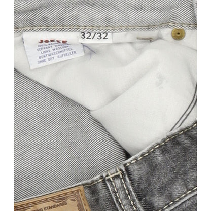 Joker Double Saddle Stitched Men Charcoal Straight Regular Jeans W32 L32