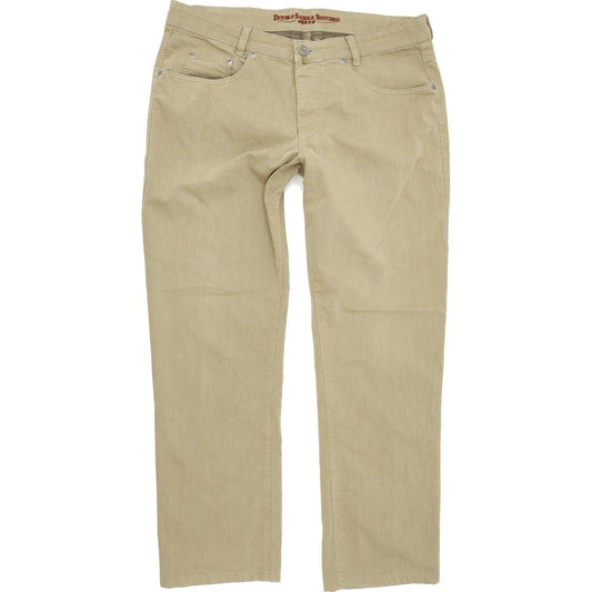 Joker Double Saddle Stitched Men Beige Straight Regular Jeans W38 L30