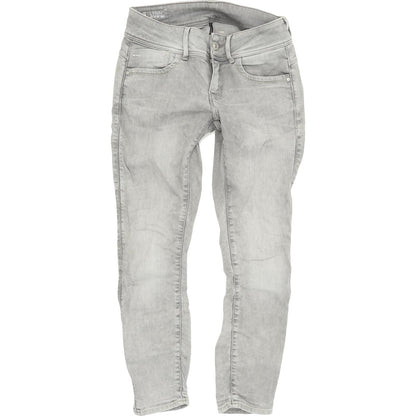 G-Star Lynn Ankle Women Grey Skinny Slim Stretch Jeans W26 L26