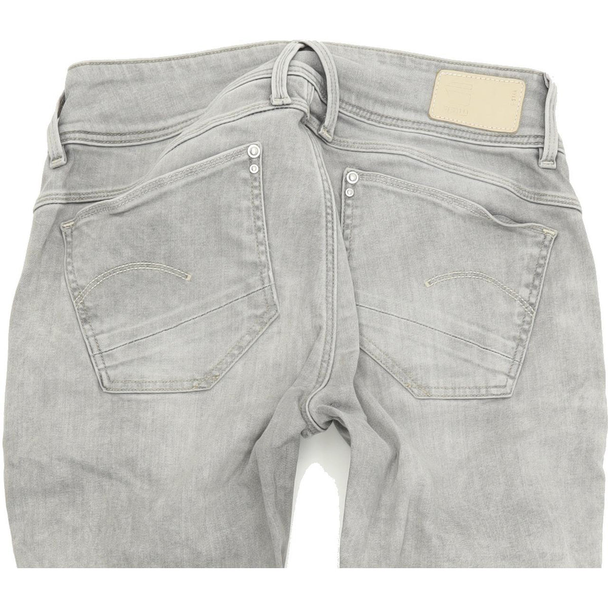 G-Star Lynn Ankle Women Grey Skinny Slim Stretch Jeans W26 L26