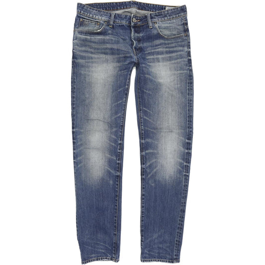 G-Star 3301 Men Blue Tapered Regular Jeans W33 L34