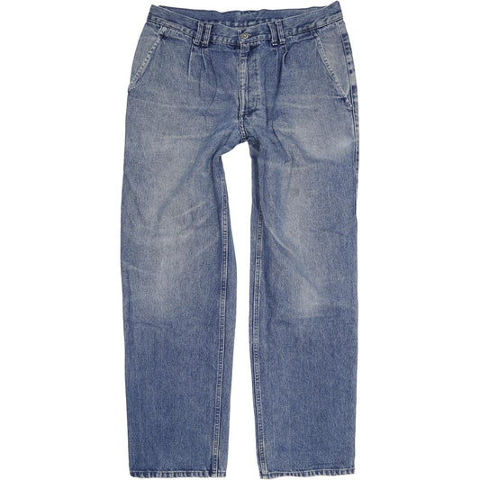 Mustang Blue Straight Regular Jeans High Waisted W38 L32