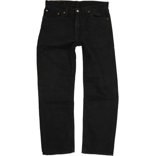 Levi's 751 Men Black Straight Regular Jeans W33 L30