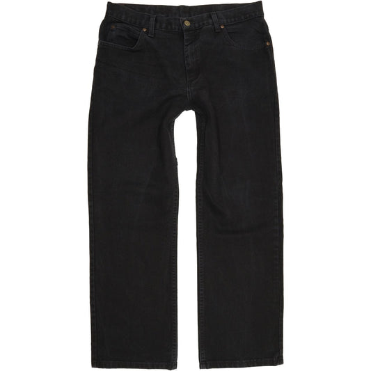 Lee Sajra Men Black Straight Regular Jeans W36 L29