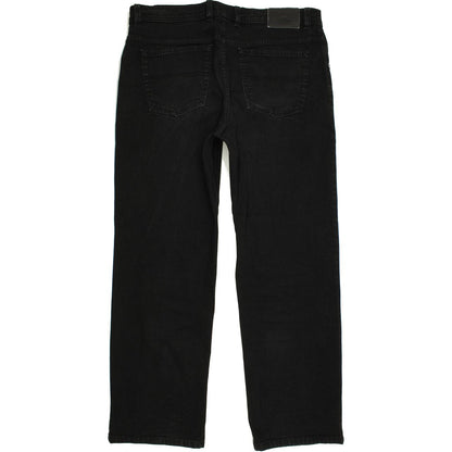 Pioneer Men Black Straight Regular Stretch Jeans W38 L30