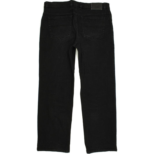 Pioneer Men Black Straight Regular Stretch Jeans W38 L30