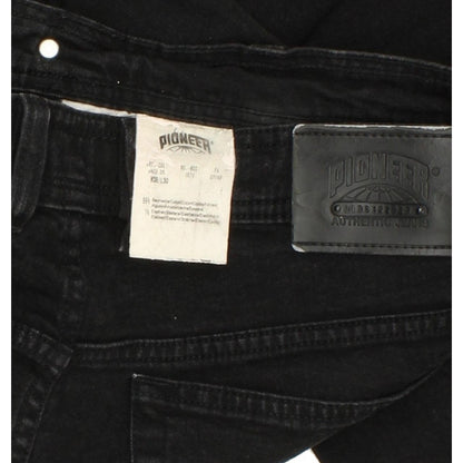 Pioneer Men Black Straight Regular Stretch Jeans W38 L30