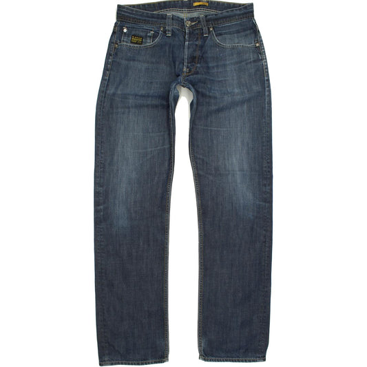 G-Star Porter Men Blue Straight Regular Jeans W32 L33