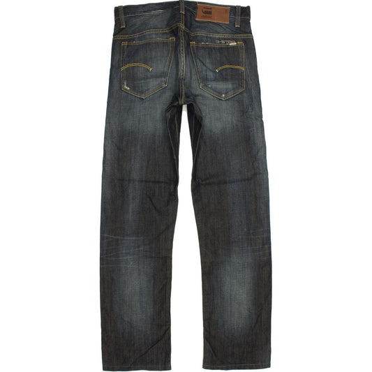 G-Star 3301 Men Blue Straight Slim Jeans W31 L31