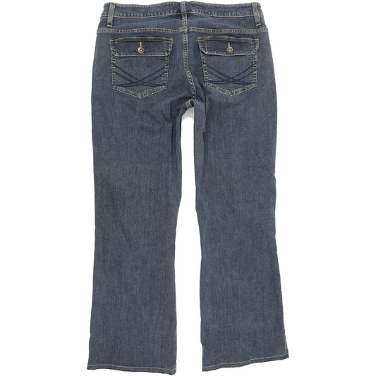 Lee Slender Women Blue Bootcut Regular Stretch Jeans W33 L29