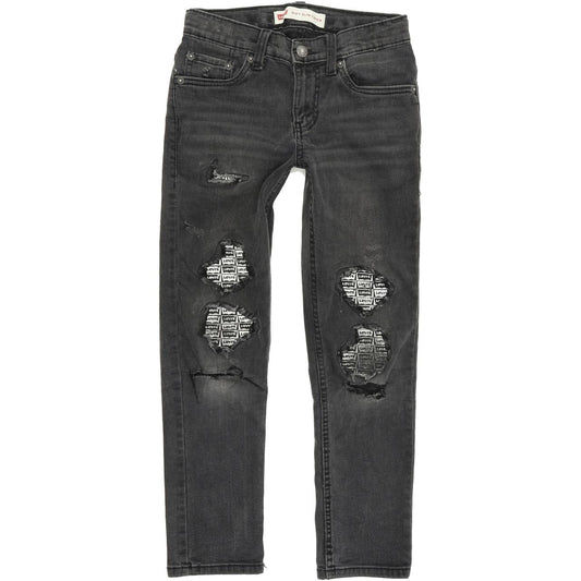 Levi's 512 Kids Grey Tapered Slim Stretch Jeans W24 L22