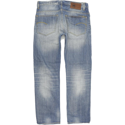G-Star 3301 Men Blue Straight Regular Jeans W33 L30