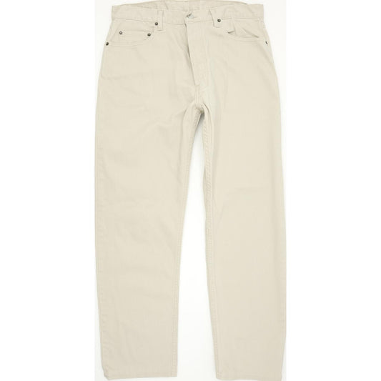 Levi's 551 Men Beige Straight Regular Jeans W37 L30