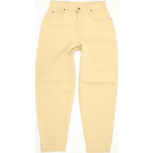 Lee Hollywood Beige Straight Relaxed Jeans High Waisted W31 L29