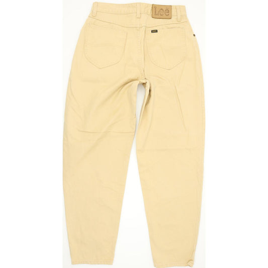Lee Hollywood Beige Straight Relaxed Jeans High Waisted W31 L29