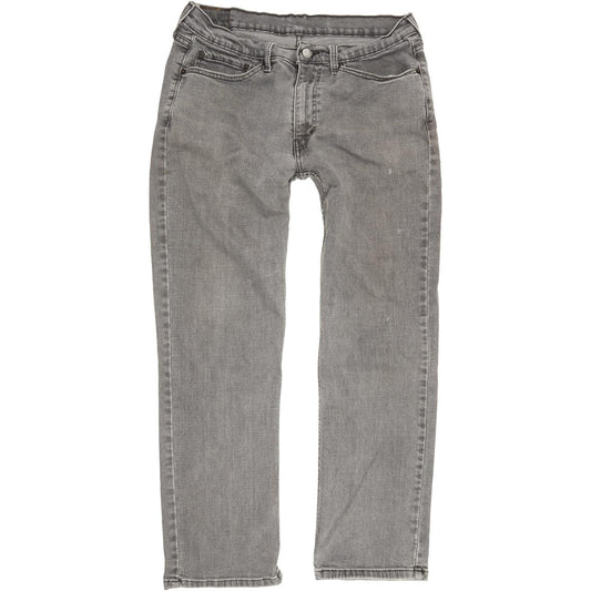 Levi's 514 Men Grey Straight Slim Jeans W34 L28