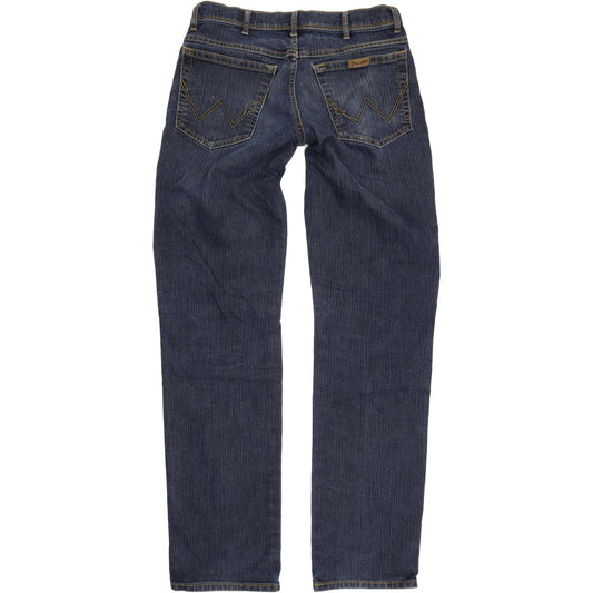 Wrangler Regular Men Blue Straight Regular Stretch Jeans W32 L34