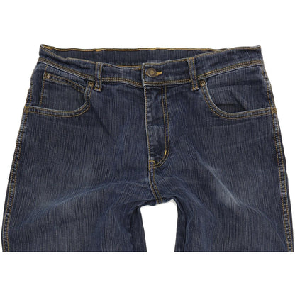 Wrangler Regular Men Blue Straight Regular Stretch Jeans W32 L34