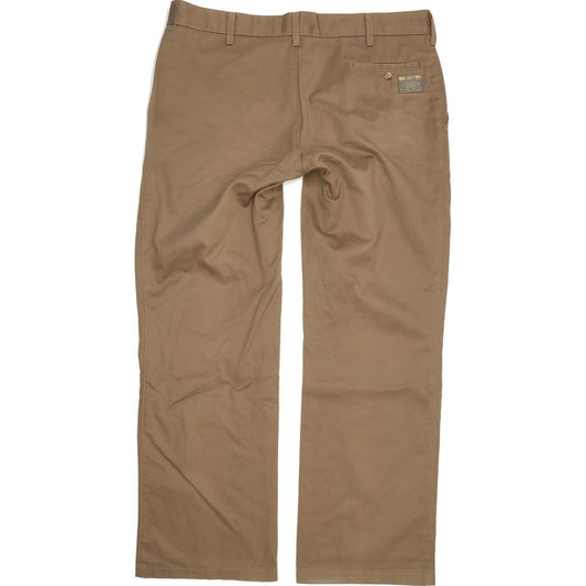 Mustang Chinos Men Beige Straight Regular Trousers W40 L32