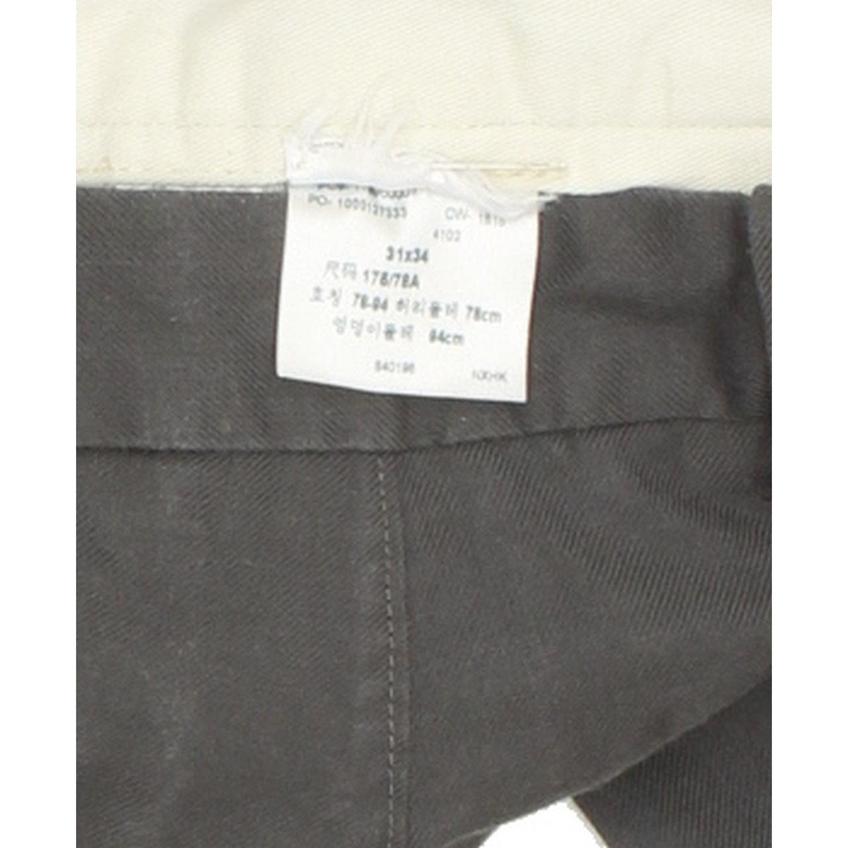 Levi's Men Grey Straight Regular Jeans W31 L30