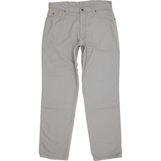 Wrangler Men Grey Straight Regular Jeans W33 L32