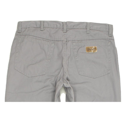 Wrangler Men Grey Straight Regular Jeans W33 L32