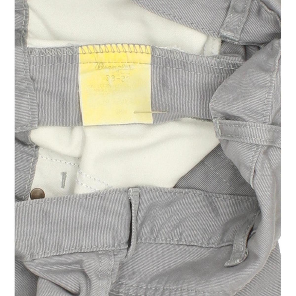 Wrangler Men Grey Straight Regular Jeans W33 L32