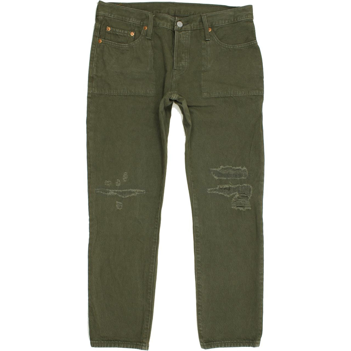 Levi's 501 Women Khaki Straight Regular Jeans W33 L29