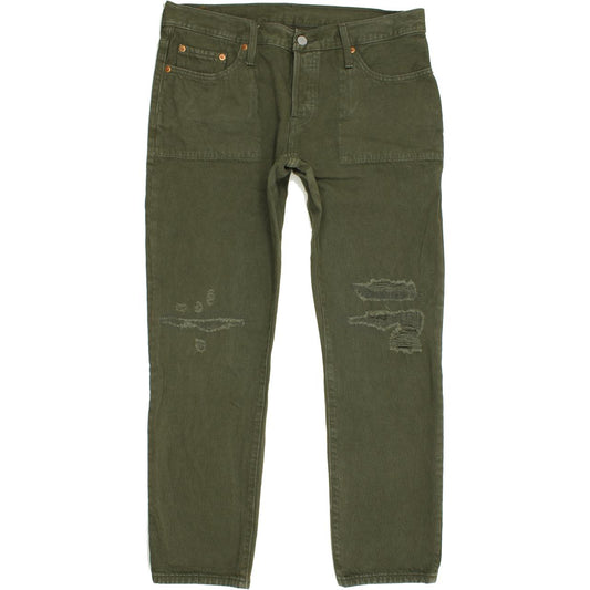 Levi's 501 Women Khaki Straight Regular Jeans W33 L29