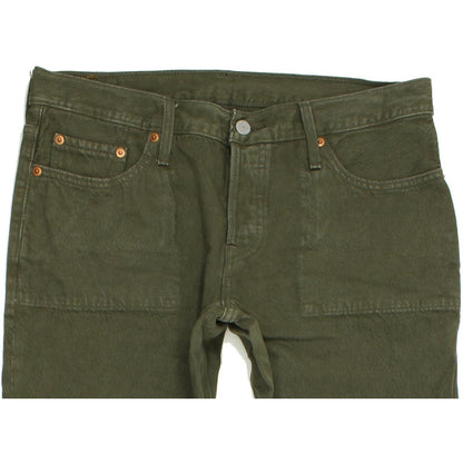 Levi's 501 Women Khaki Straight Regular Jeans W33 L29