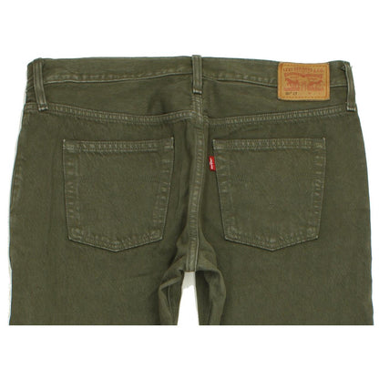 Levi's 501 Women Khaki Straight Regular Jeans W33 L29